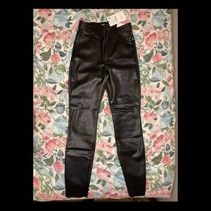 Zara Faux Leather Pants